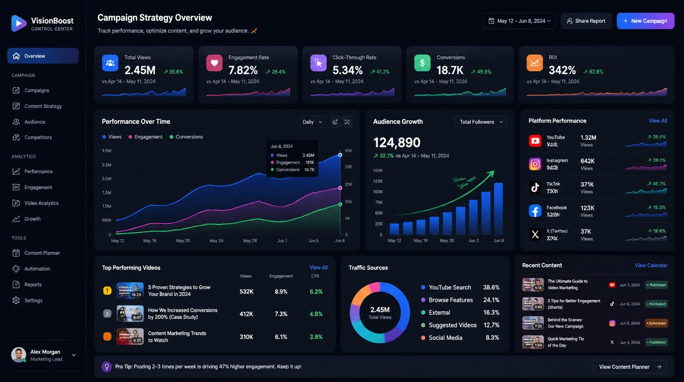 TEGO campaign strategy and promotion dashboard